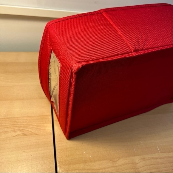Red collapsible storage containers - Picture 10 of 13